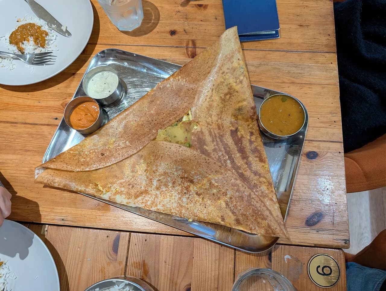 Schezwan Paneer Cheese Dosa