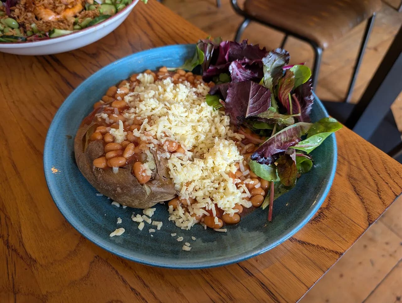 Jacket Potato — Baked Beans & Cheese