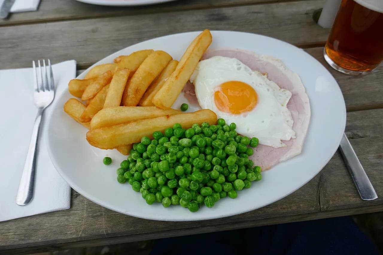 Ham, Egg & Chips
