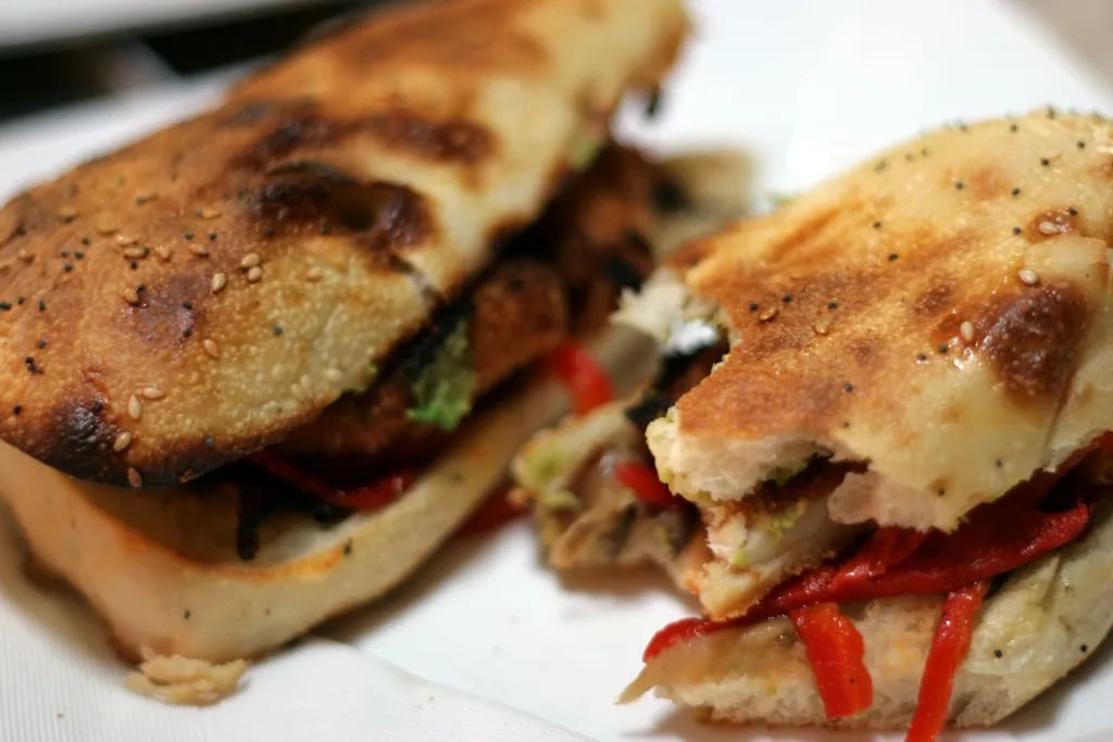 BBQ Chicken & Cheese Toastie / Panini