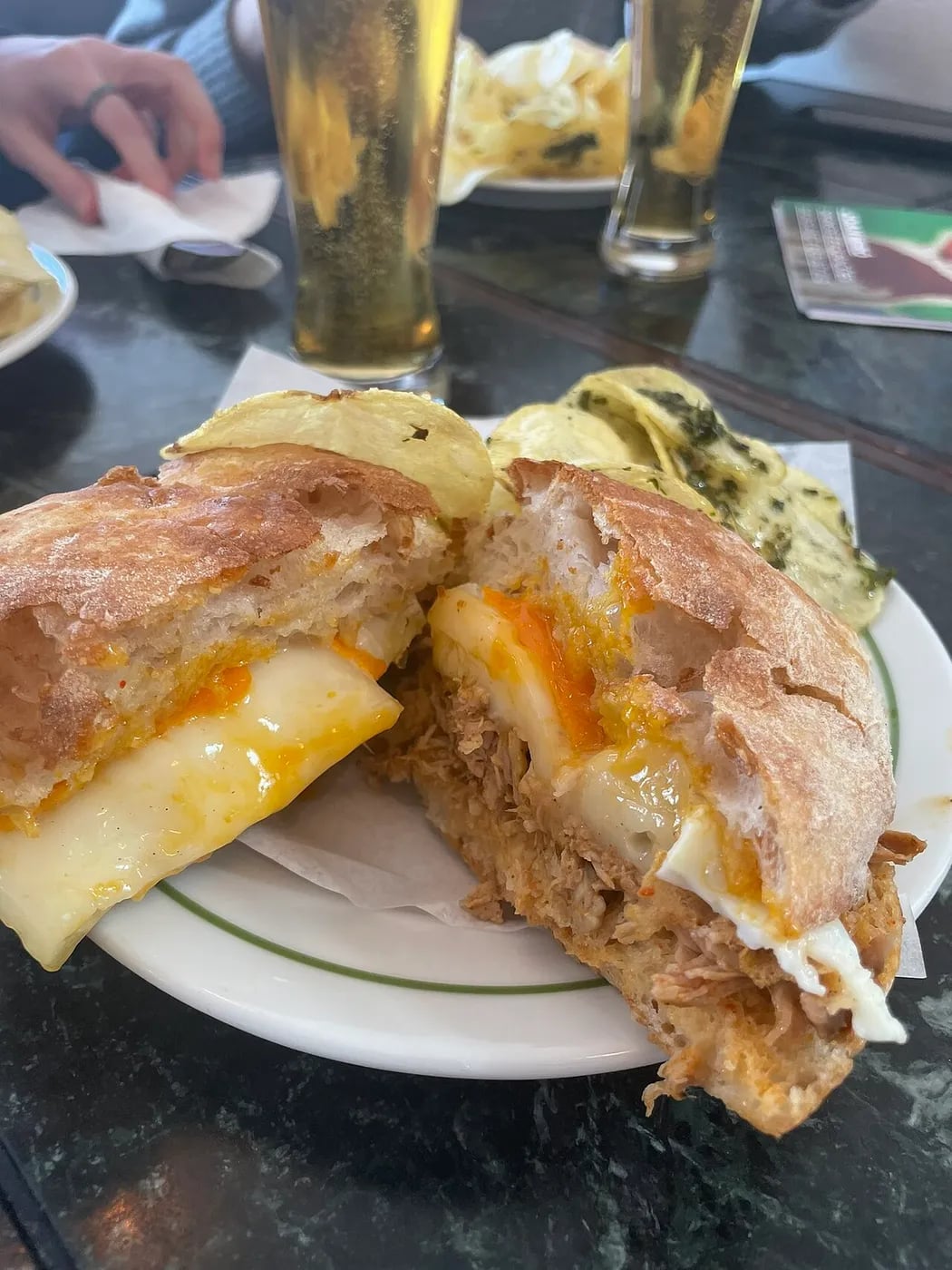 Vegetarian Breakfast Bap