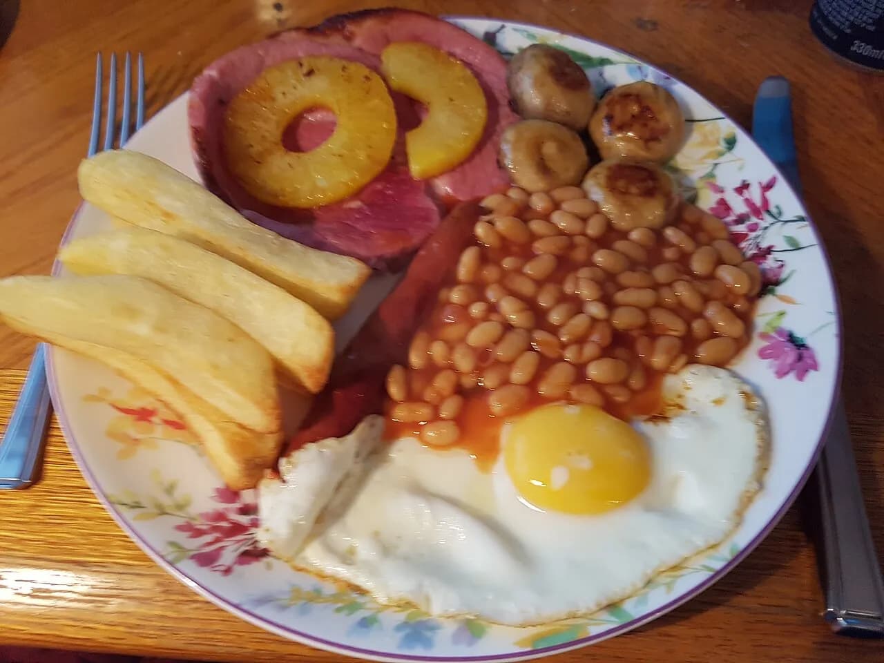 Gammon Steak & Chips